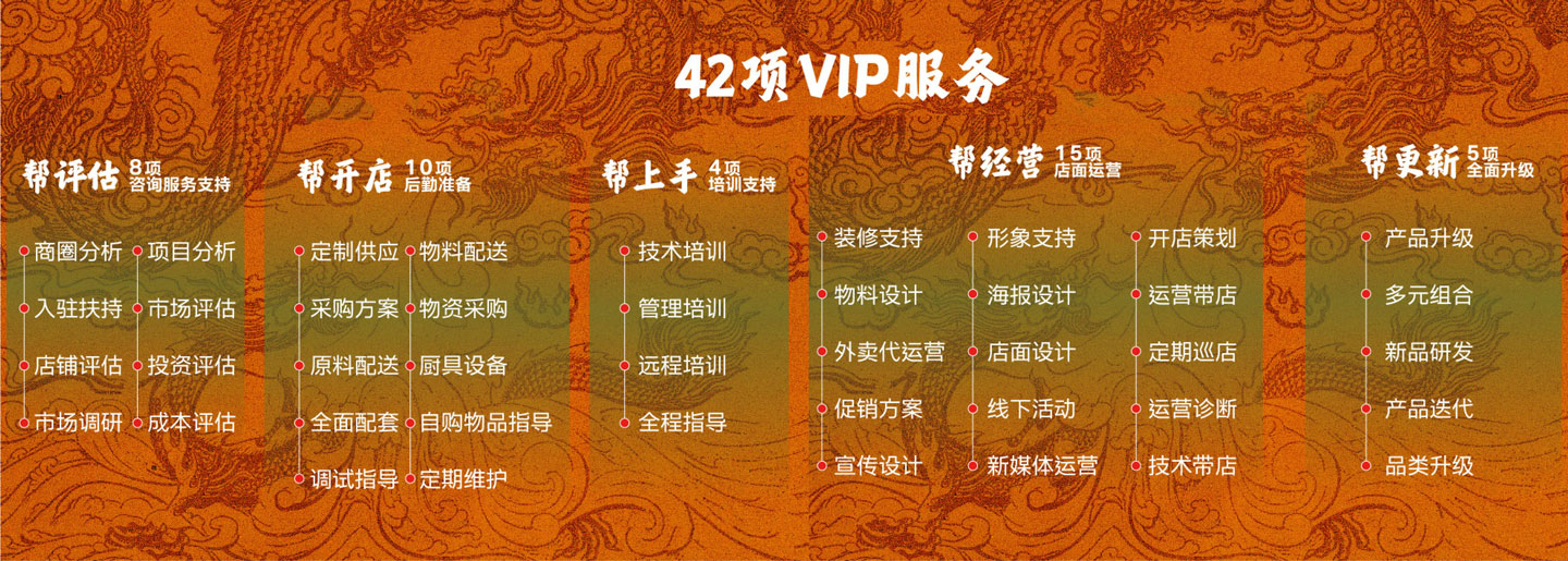 42项VIP服务